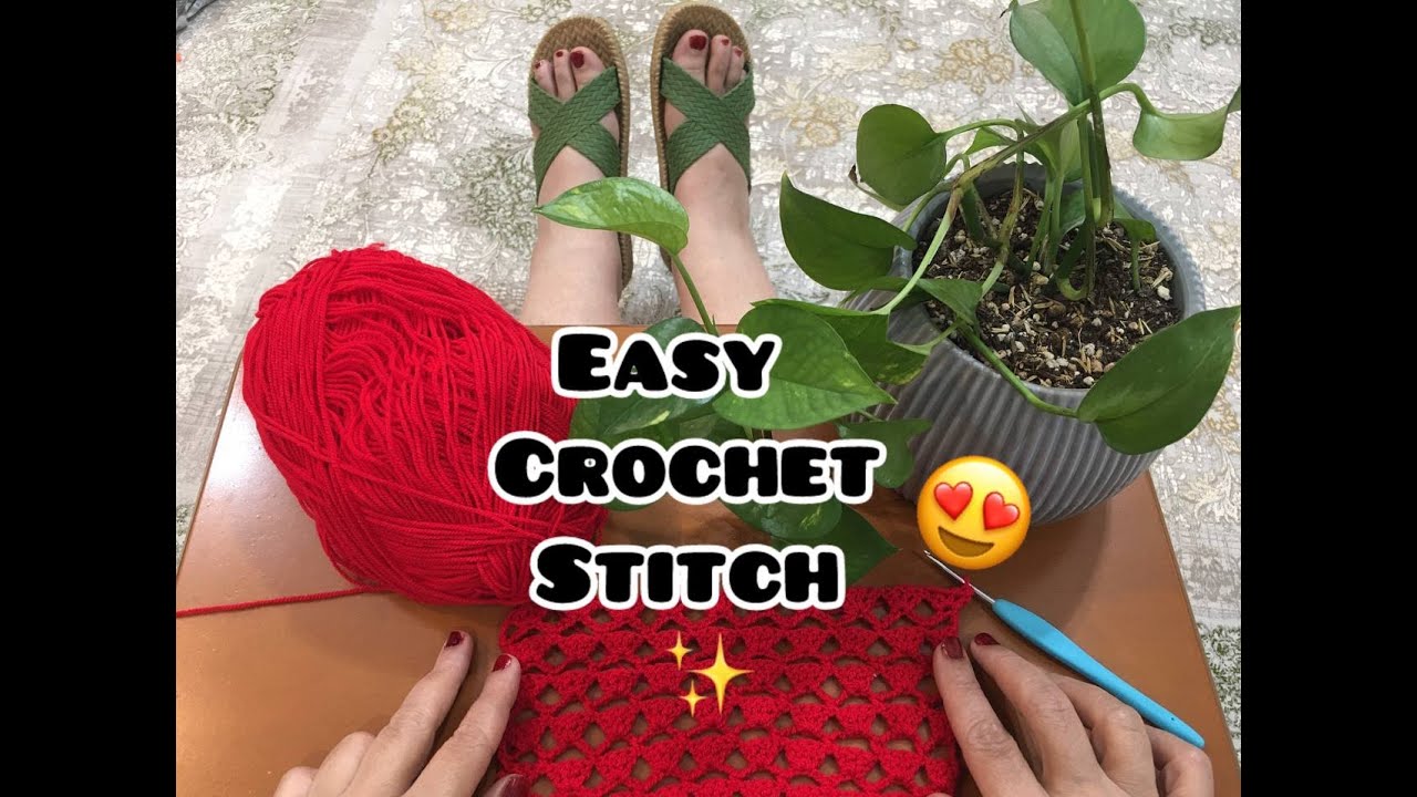 Easy Crochet Stitch | Join me to become a pro