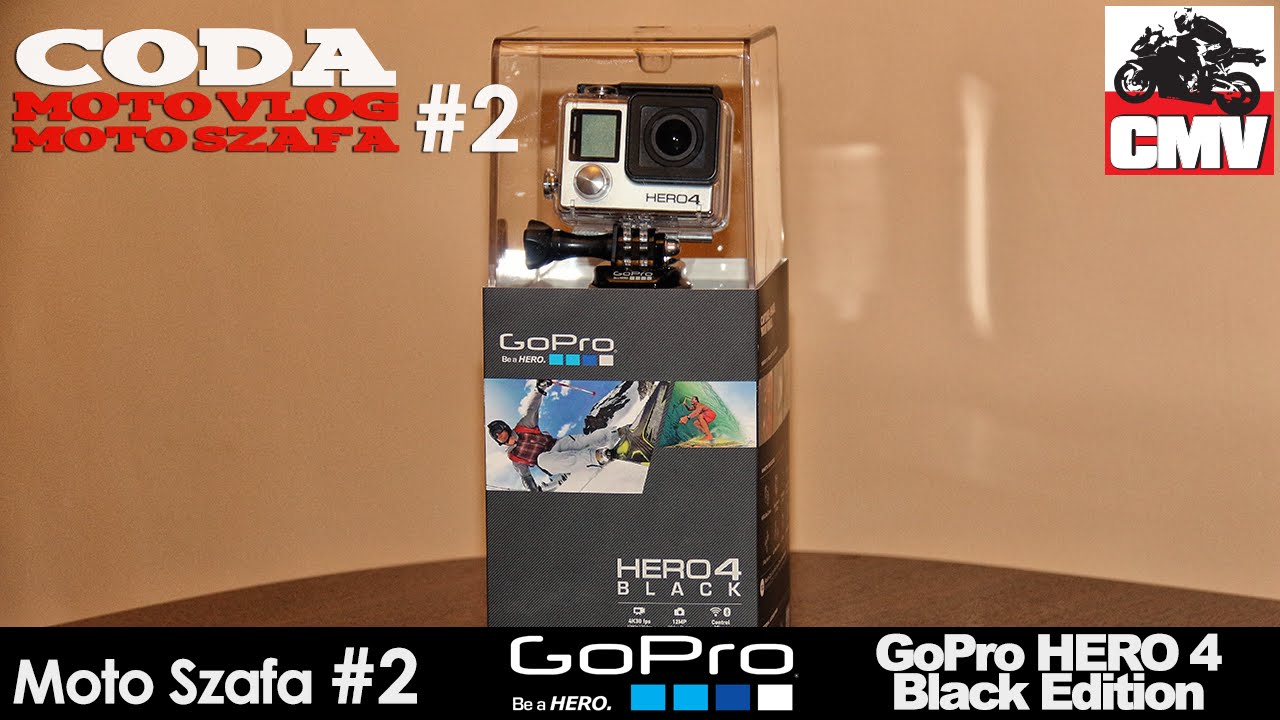 Moto Szafa #2: GoPro HERO 4 Black Edition - Unboxing - CMV