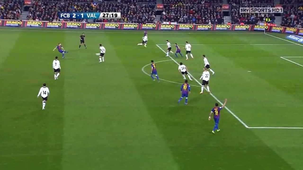 Messi vs Valencia (4 goals) 2012