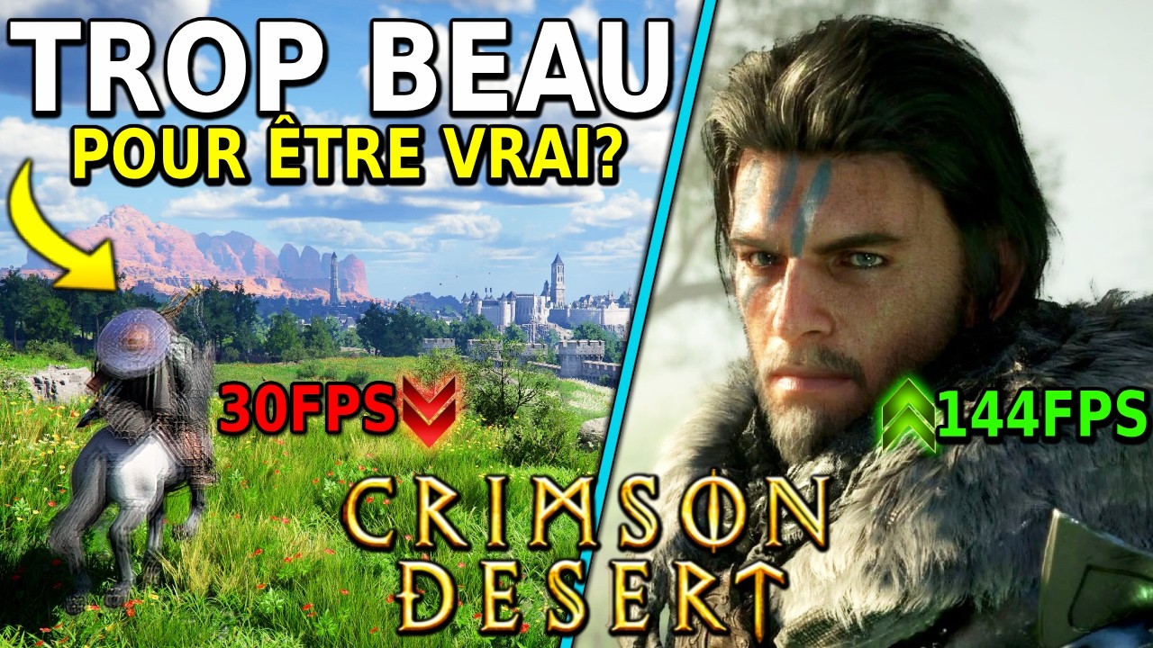 Crimson Desert est-il TROP BEAU POUR ÊTRE VRAI? (Performances, Contrôles & Inquiétudes)