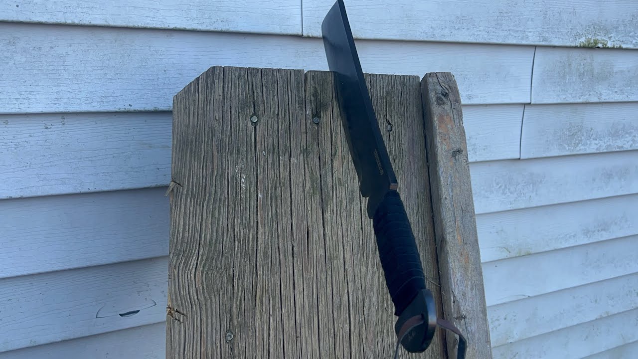 The Hibben IV Machete, Unboxing, Test, And Review.
