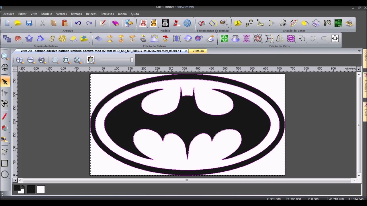 Criar vetor de imagem - Academia cnc - Artcam