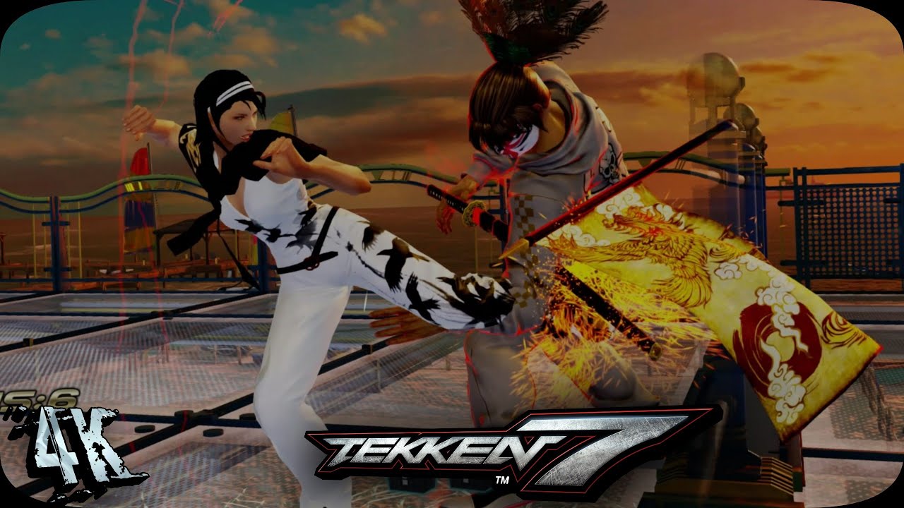 Jun Kazama Tekken 7 Playthrough 4K 60 FPS.