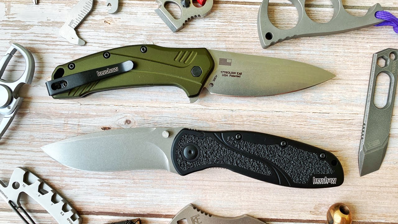 ЧТО КРУЧЕ??? KERSHAW BLUR (S30V) VS KERSHAW LINK (20CV)