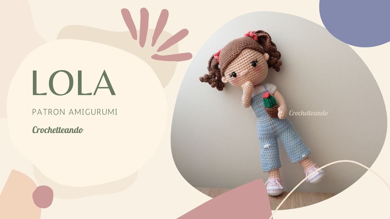 Como tejer tenis para muñeca amigurumi Lola,