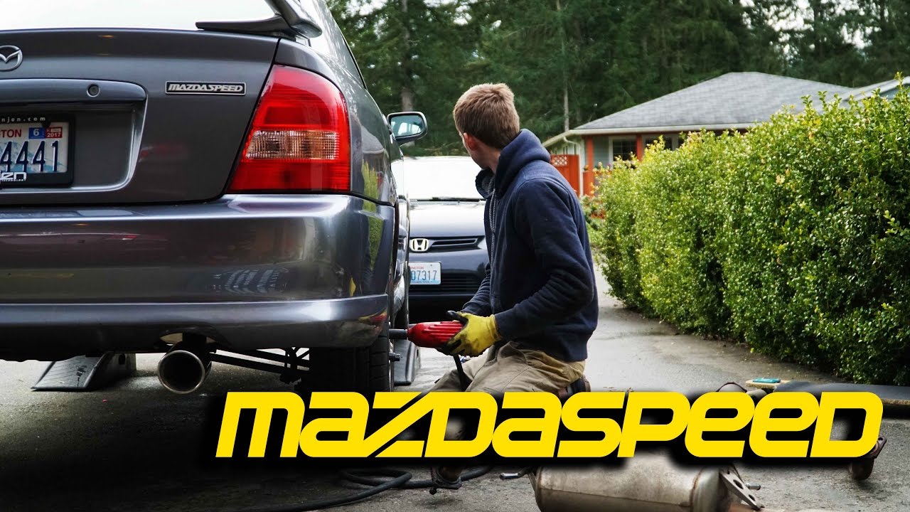 MAZDASPEED Protege With MagnaFlow Exhaust!