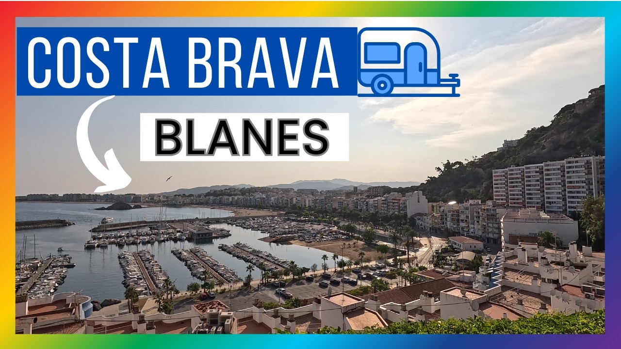 🇪🇸 Czy to NAJPIĘKNIEJSZE miasteczko na Costa Brava? 😍 Blanes POV Plaża, Morze, Miasto | VLOG #3