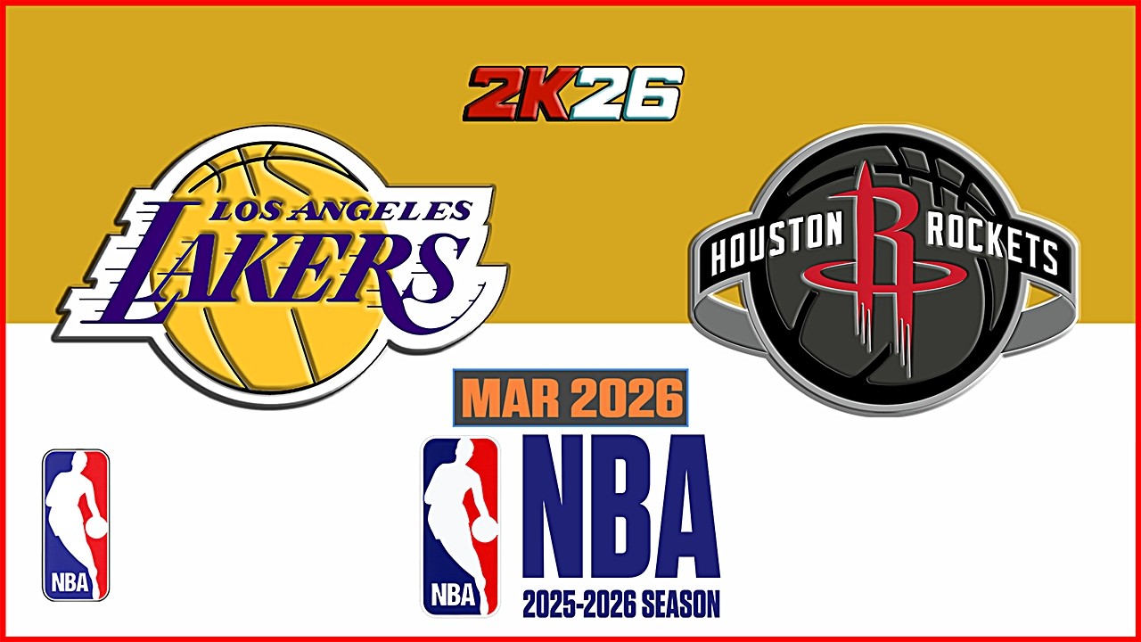 LAKERS  vs  ROCKETS  |  NBA 4TH QUARTER Highlights  | rockets vs lakers | NBA 2K26 |