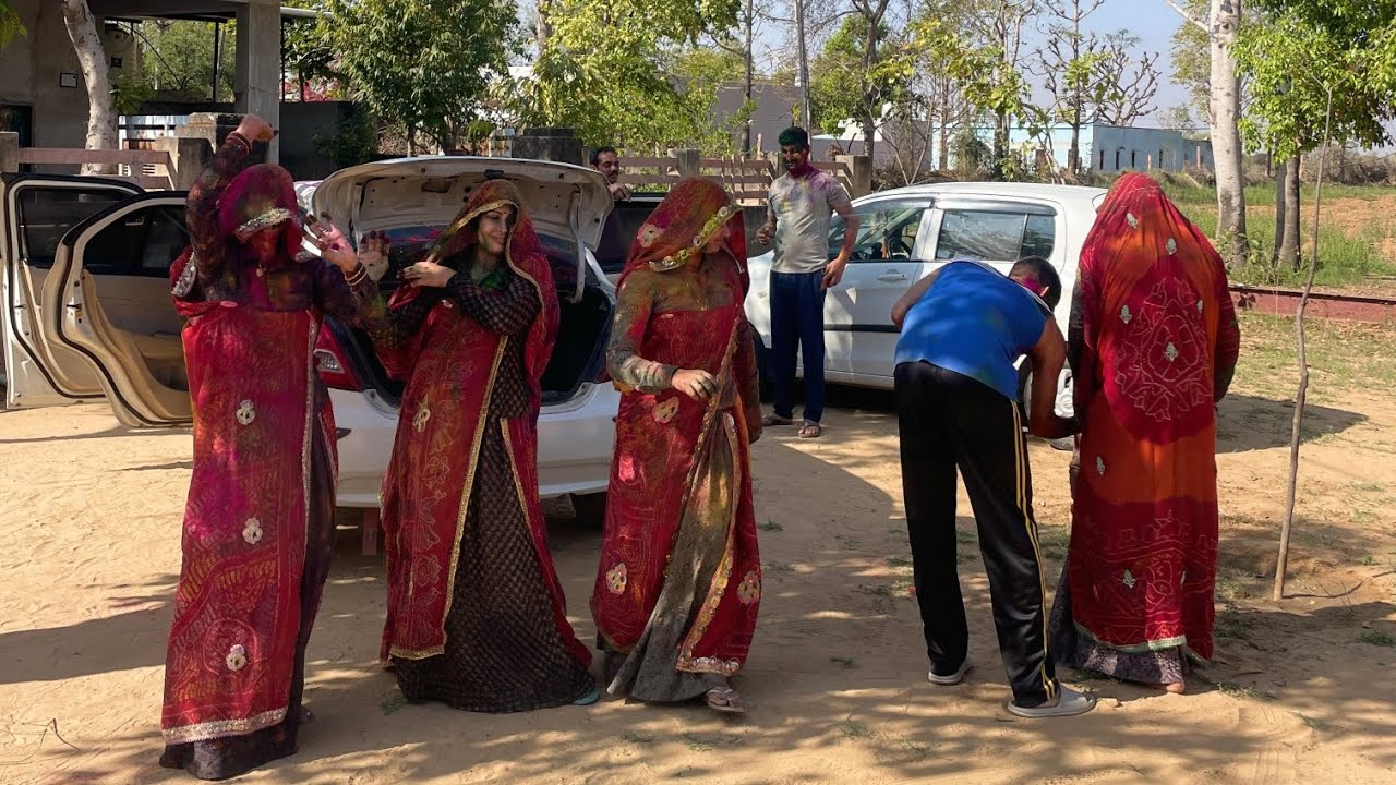Holi ki masti @ ✨💫🫟 bolo tarararra😂😂✨💫 #jaatni #sekhawati #viral #video #trending #masti 