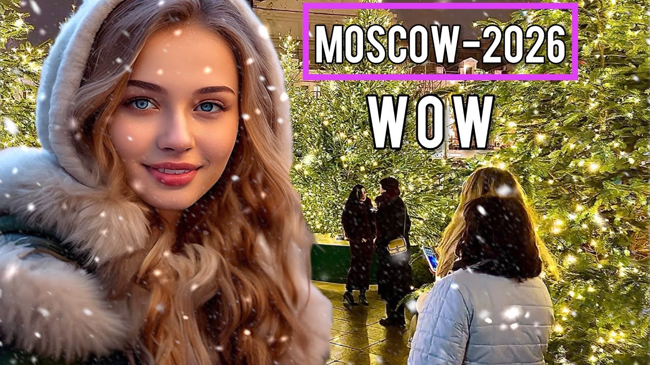 🎄Атмосфера Нового года и Рождества в Москве поразила иностранцев 🤩 Европа отстаёт😩 Россия впереди 👍