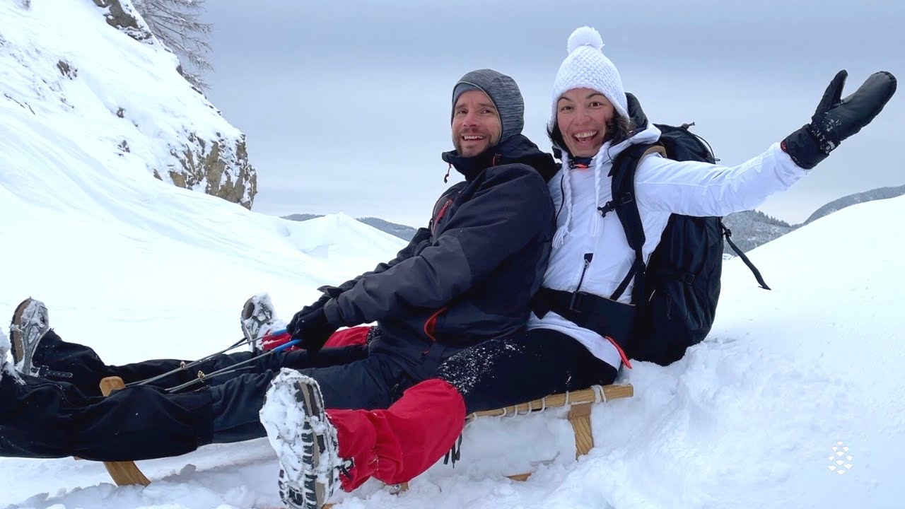 The best sledding track in Slovenia
