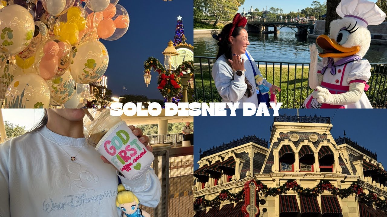 Solo Disney Day: chill stroll around Magic kingdom, Epcot, and Hollywood Studios 