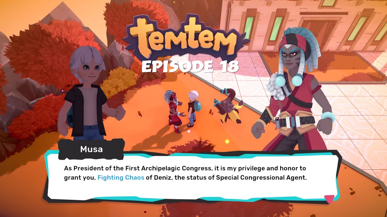 Temtem Episode 18, Hello I'm Special Congressional Agent FightingChaos