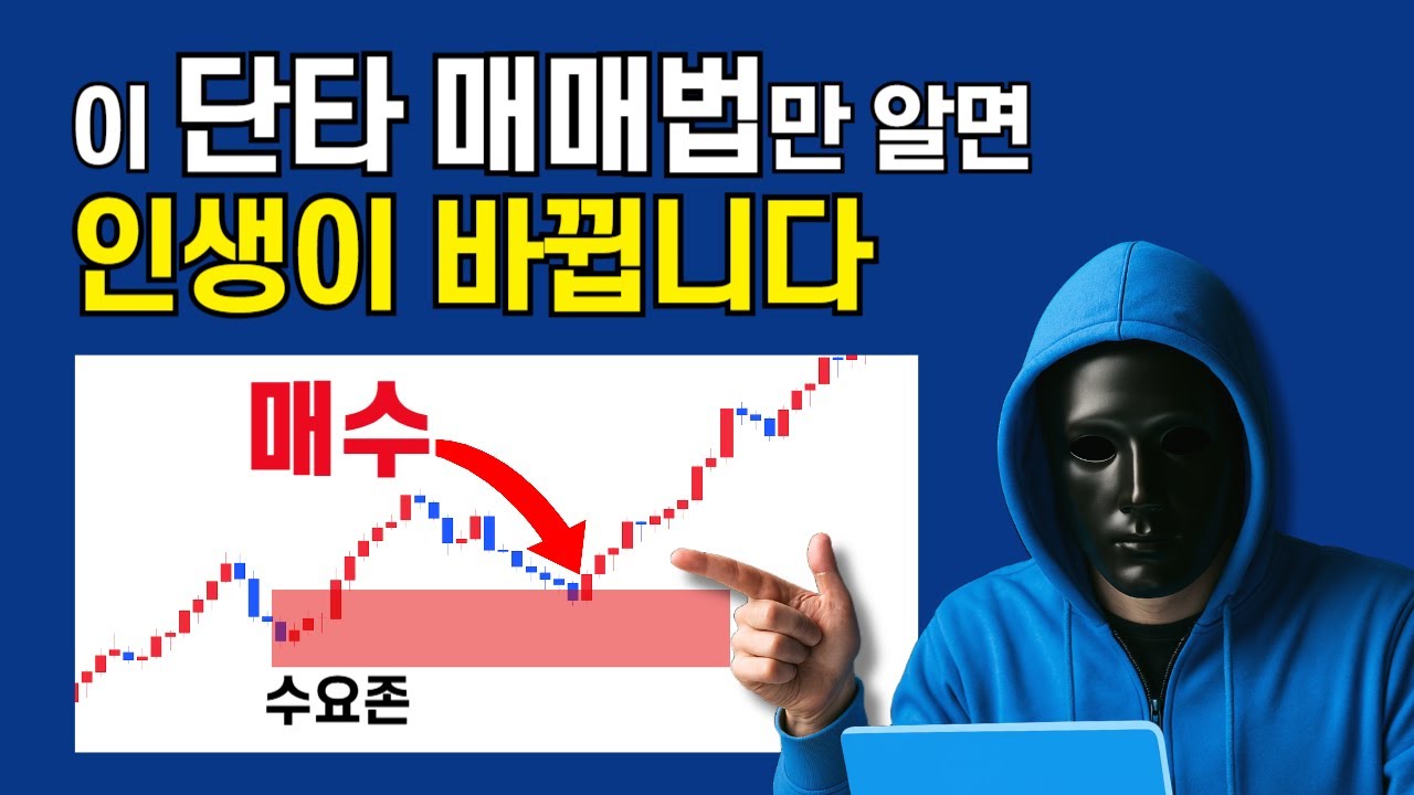 단타 매매법 딱 1가지만 알면 인생이 바뀝니다 (코인, 주식 차트 보는법 모르는 초보도 가능)