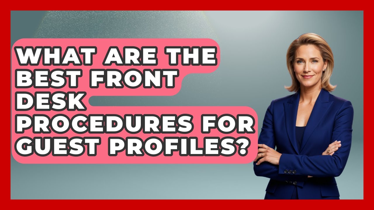 What Are The Best Front Desk Procedures For Guest Profiles? - Hospitality Management Mastery