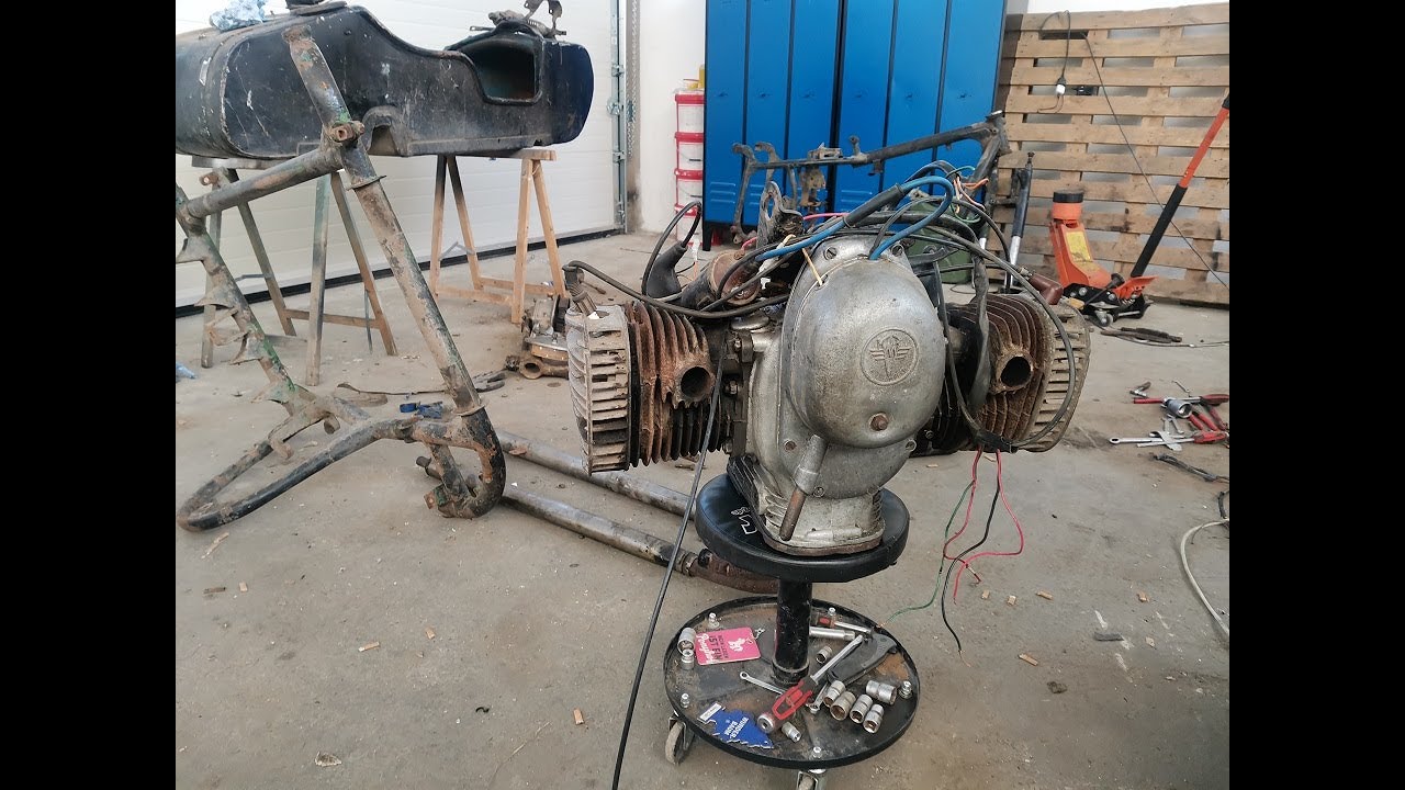 Projekt K750 (KMZ, Dnepr) Zeitraffer strip down