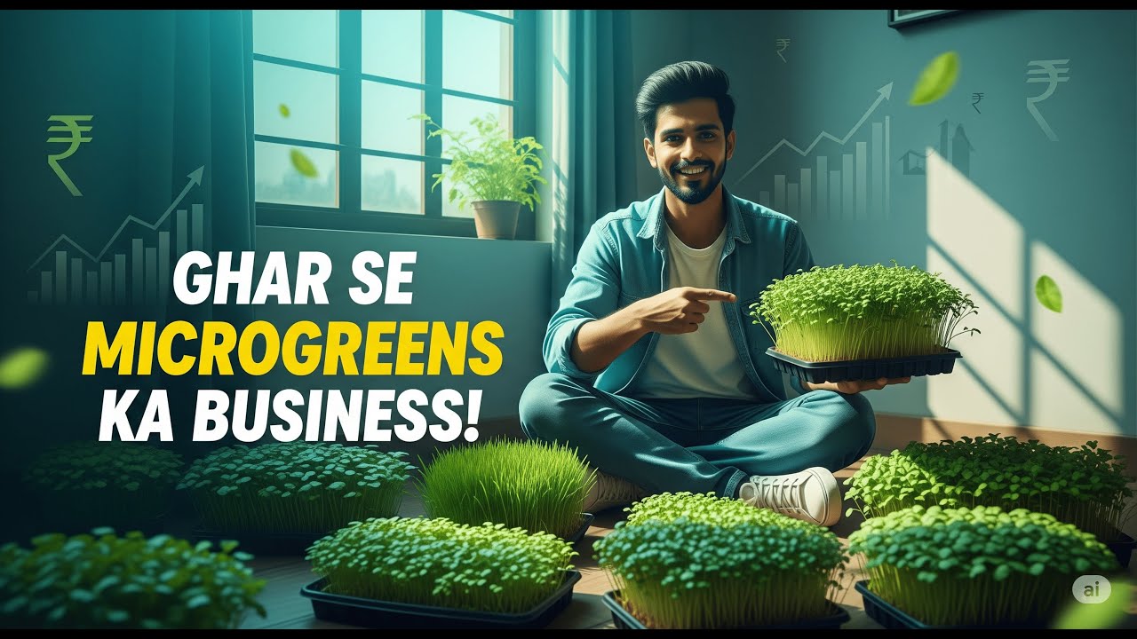 How to Start Microgreens business From Your Room.