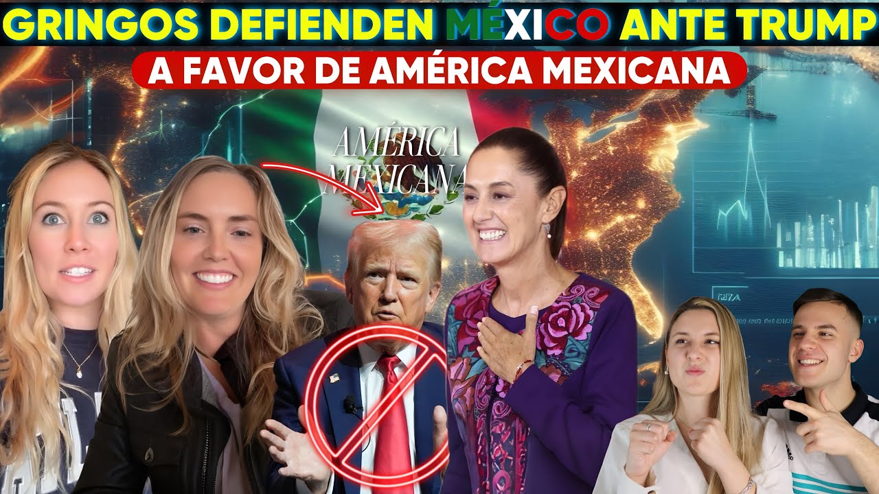 GRINGOS A FAVOR DE AMERICA MEXICANA RECHAZAN A TRUMP Y LO DEJAN EN RIDICULO APOYANDO a MEXICO