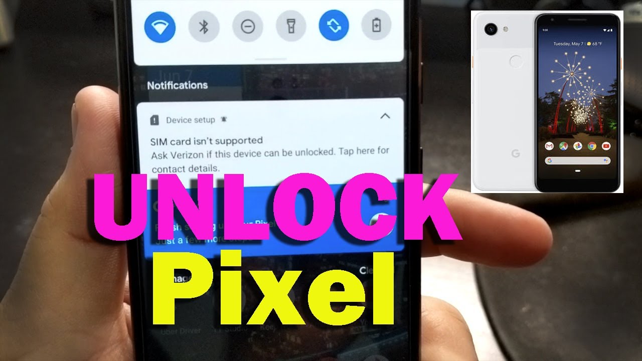 Разблокируйте SIM-карту Google Pixel 1, 2 и 3 БЕСПЛАТНО — для Pixel 4–9 см. описание видео.