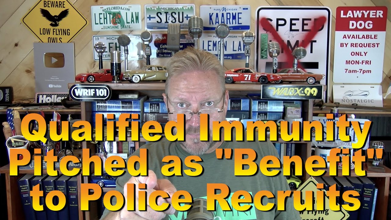 Qualified Immunity Pitched as Job 