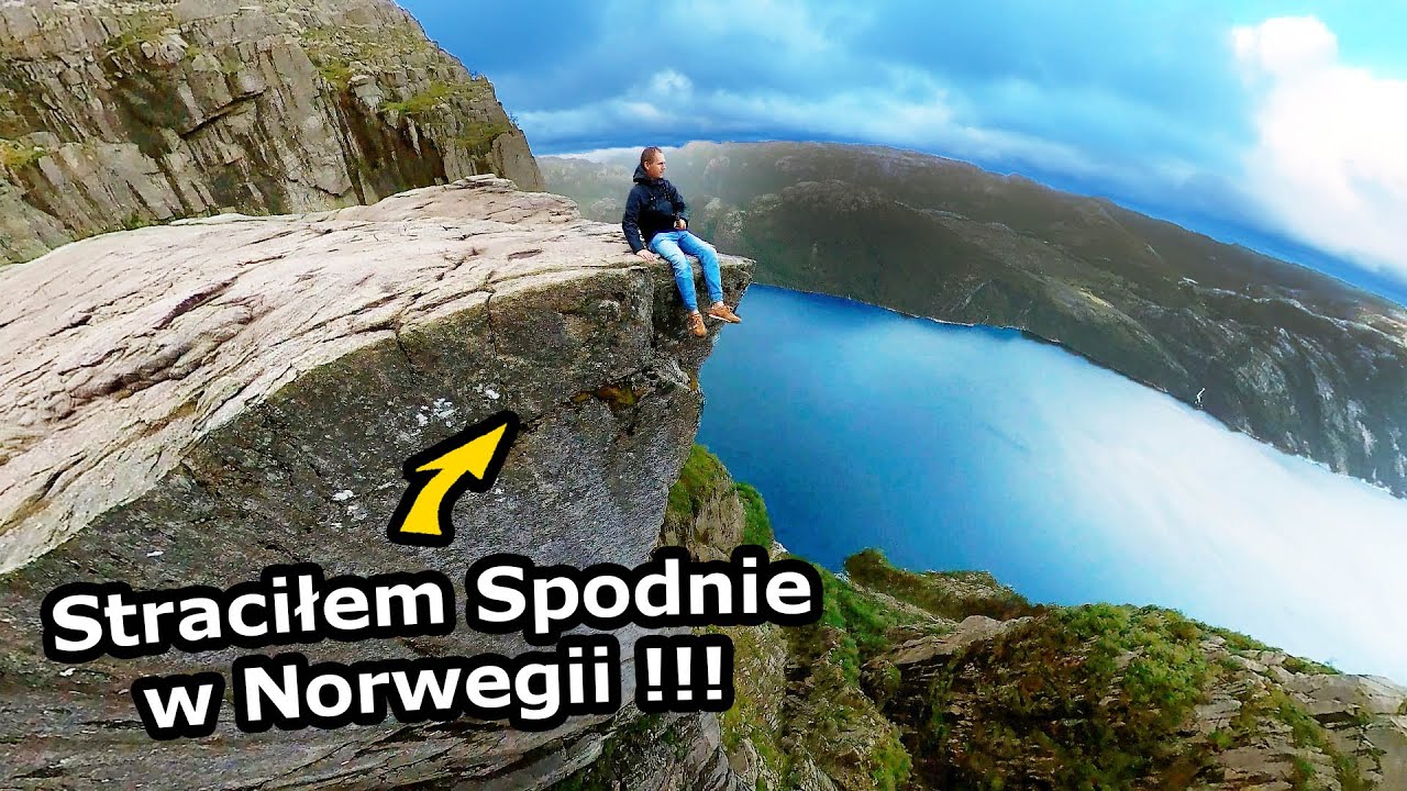 Zgubiłem spodnie Motocyklowe i Śpię nad Przepaścią !!! - Moja Noc na Preikestolen w Norwegii  (704)