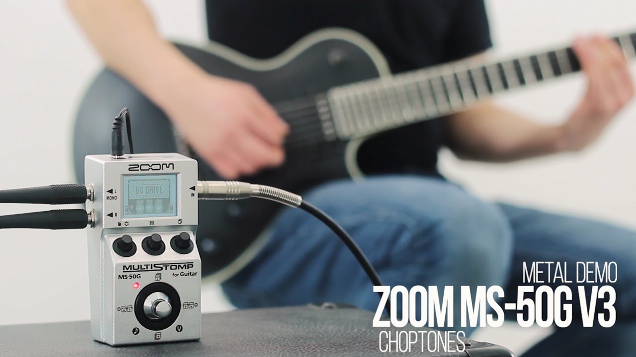 Zoom MS-50G Multistomp | Software Update v3 | Metal Demo & Playthrough