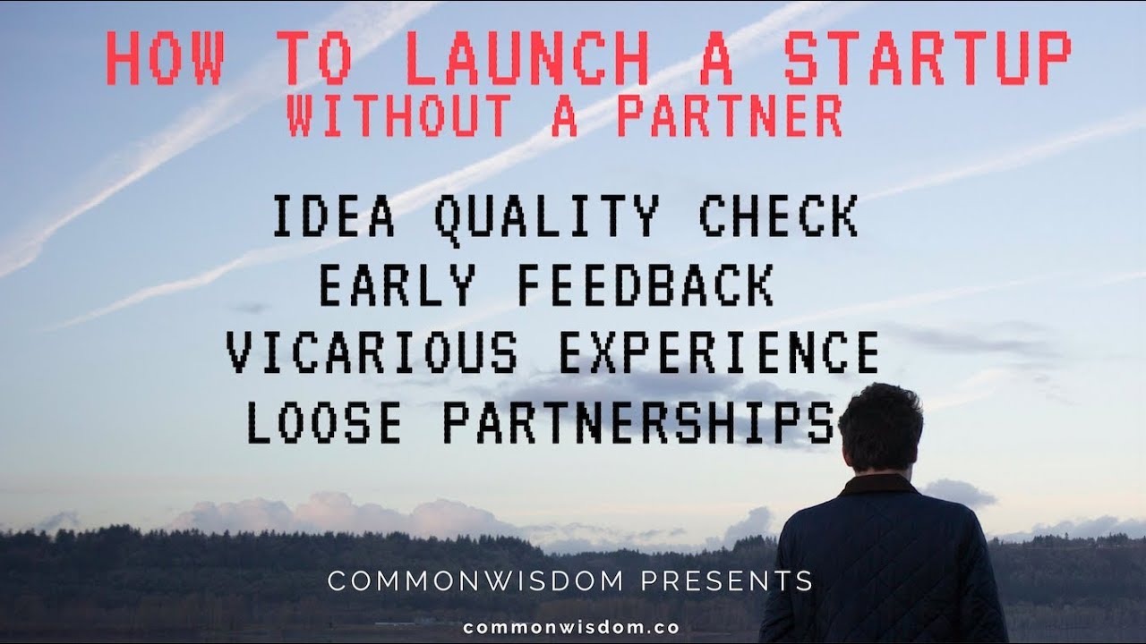 How to Launch a Startup Without a Partner