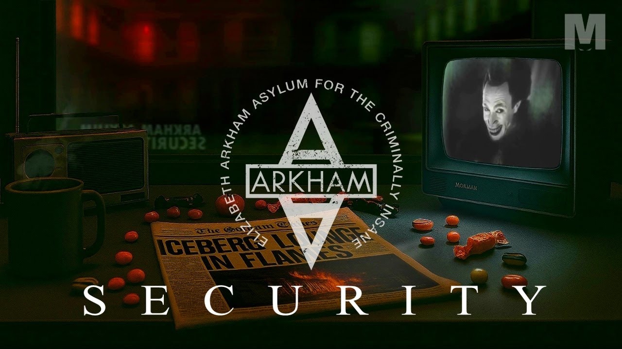 ARKHAM ASYLUM SECURITY - Night Shift On Halloween | Oldies On The Radio | Asylum Ambience