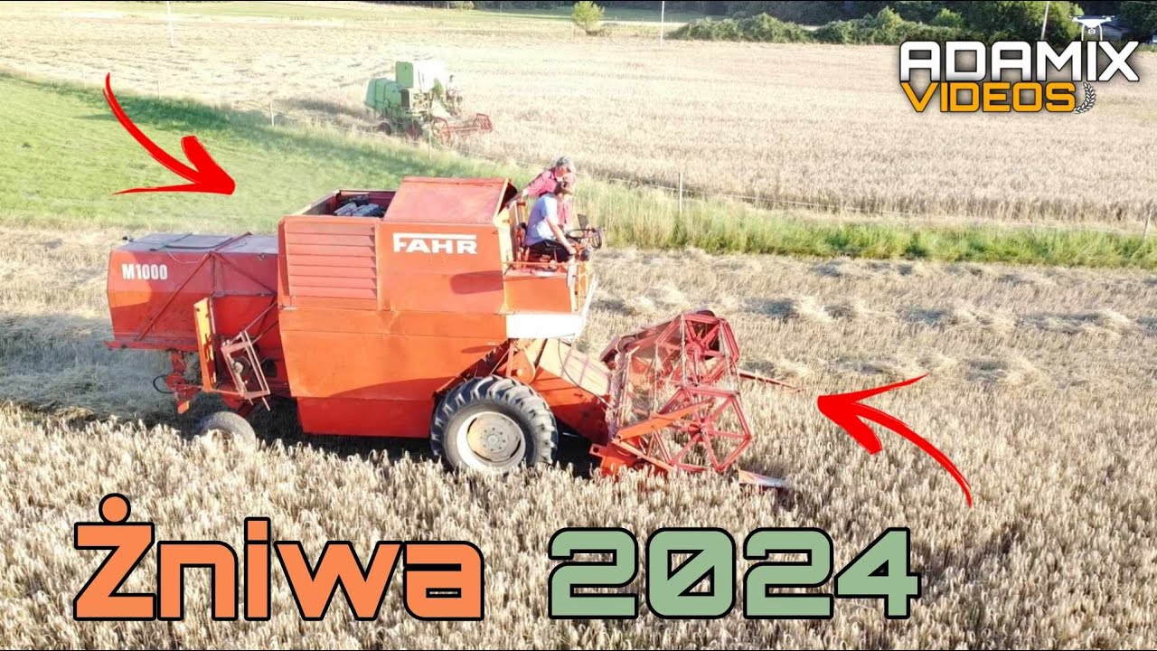 ✔🔥Żniwa🔥2024🔥☆Fahr M1000 ☆🔥✔