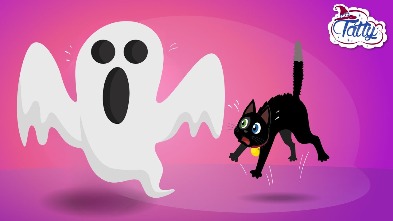 Мисифу среща весел дух и се сприятелява с него 👻 Приказки за лека нощ за деца