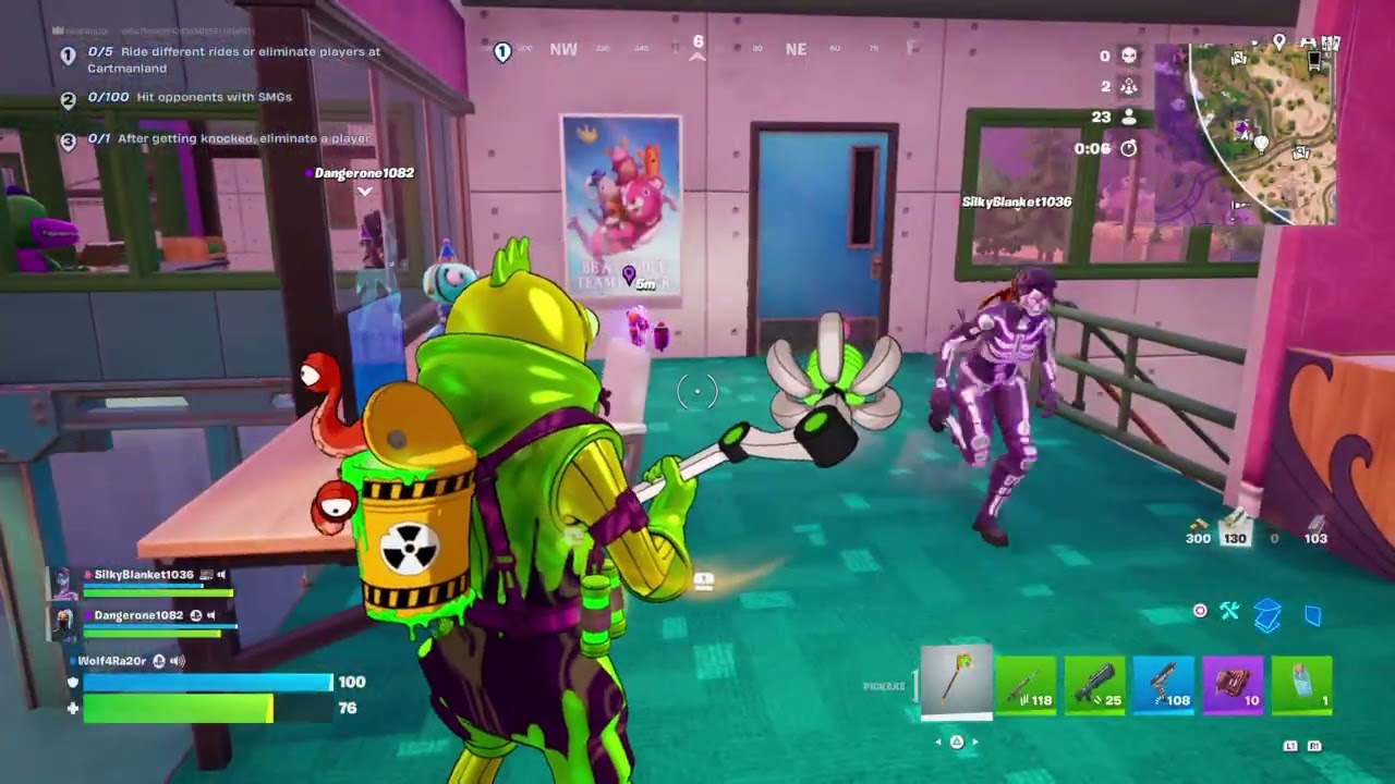 Fortnite back in action