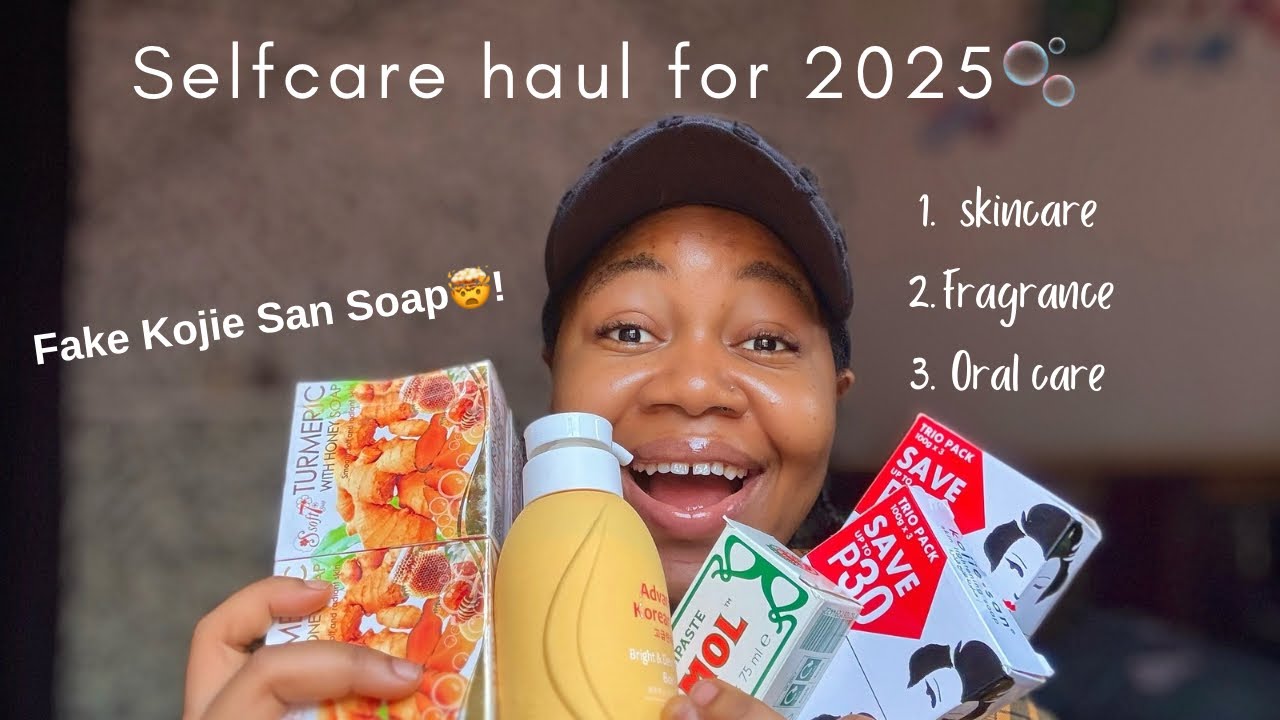 SELFCARE HAUL FOR THE NEW YEAR🛒🫧 | FAKE KOJIE SAN🤯| PERFUMES & ORAL CARE #skincarehaul #turmericsoap