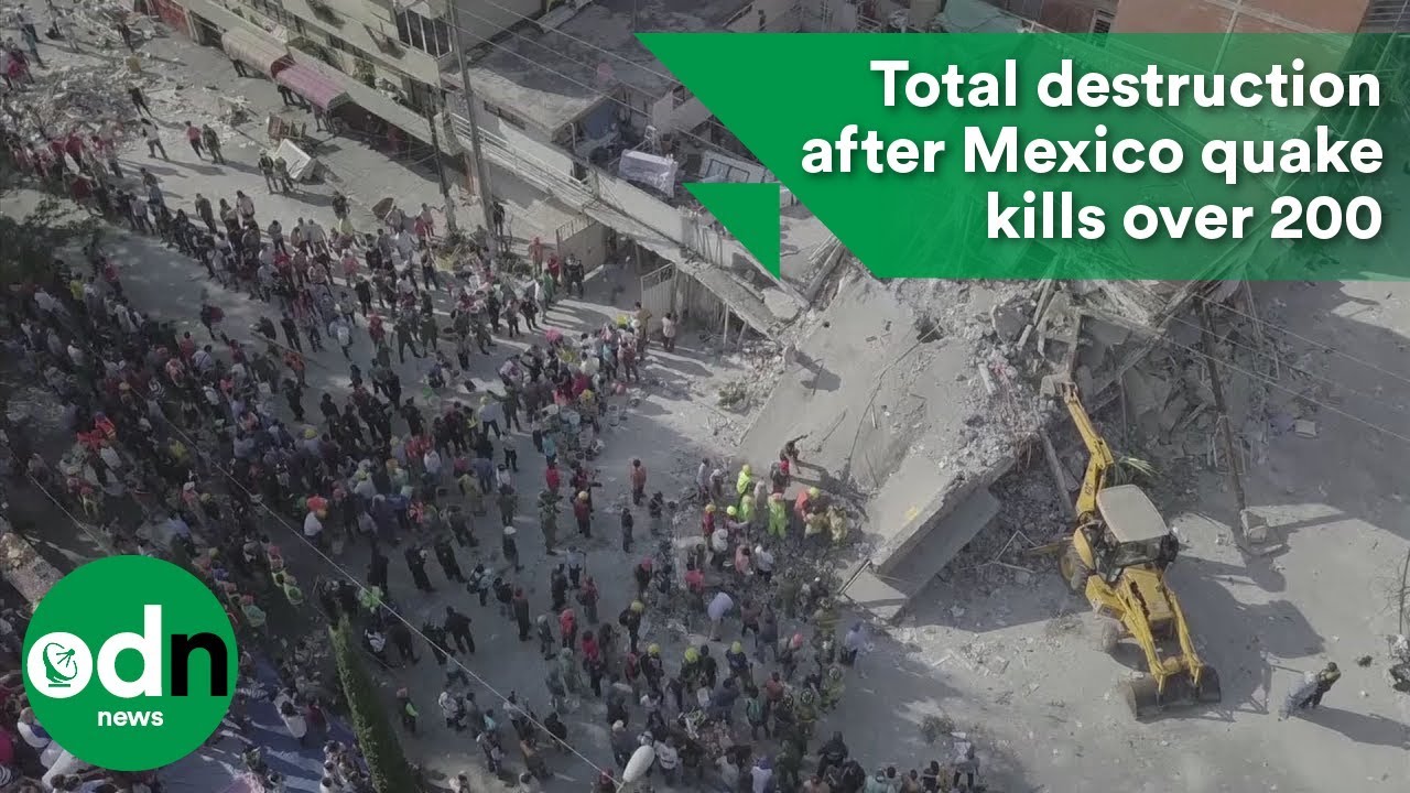 Total destruction after Mexico quake kills over 200