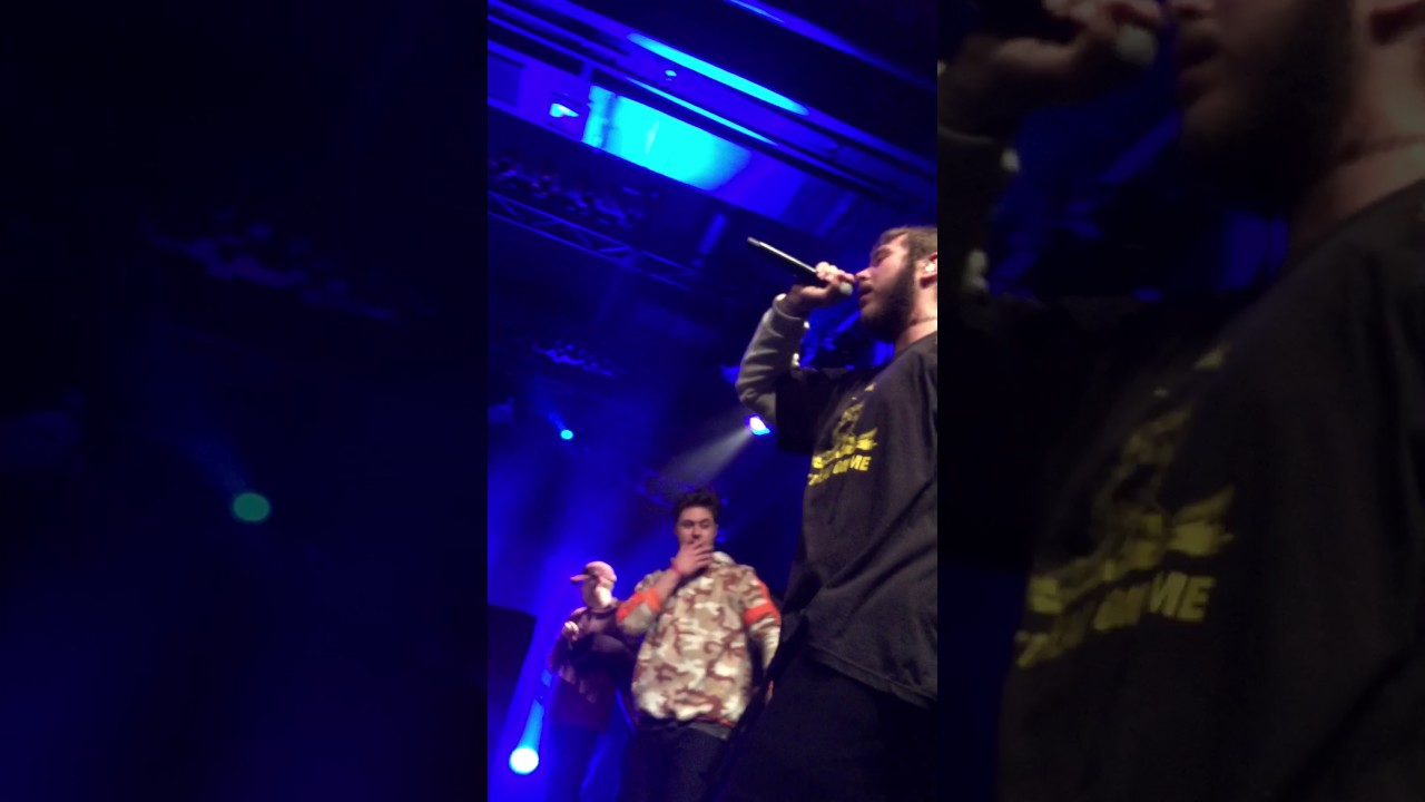 White iverson/Congratulations-Post malone live in Berlin