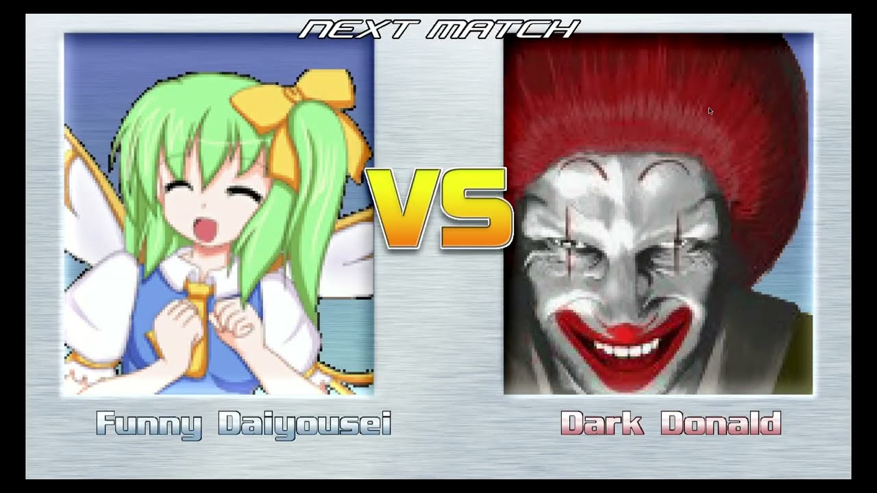 Mugen - Daiyousei (my edit) (Me) (11P) Vs Dark Donald (12P)
