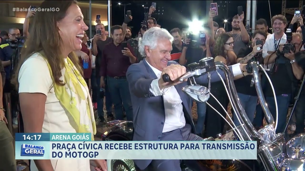 Arena Goiás: Praça Cívica recebe estrutura para transmissão do MotoGP