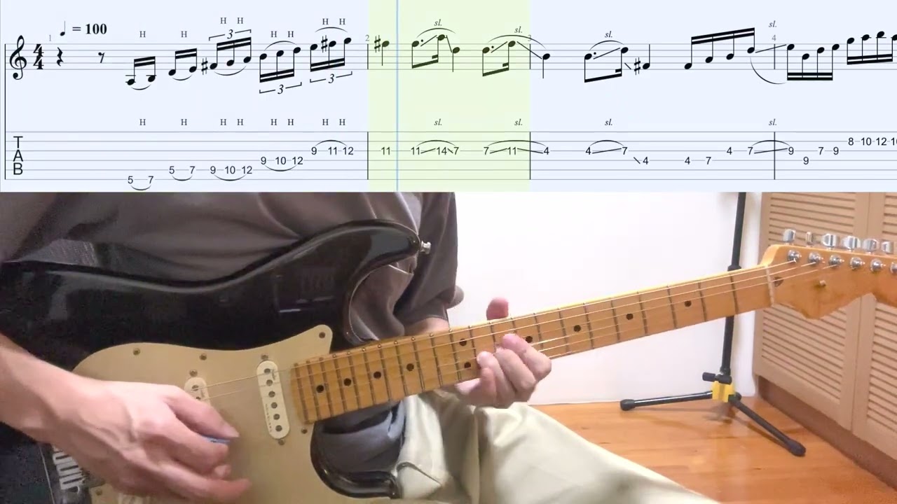 Cory Wong - The Grid Generation (Guitar solo cover with tab)