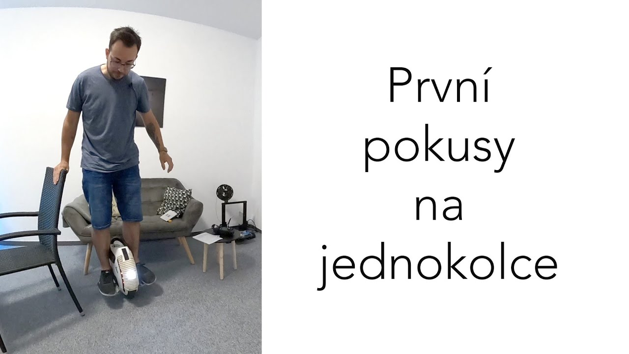 Unboxing a první pokusy na jednokolce (EUC) 😅🤐