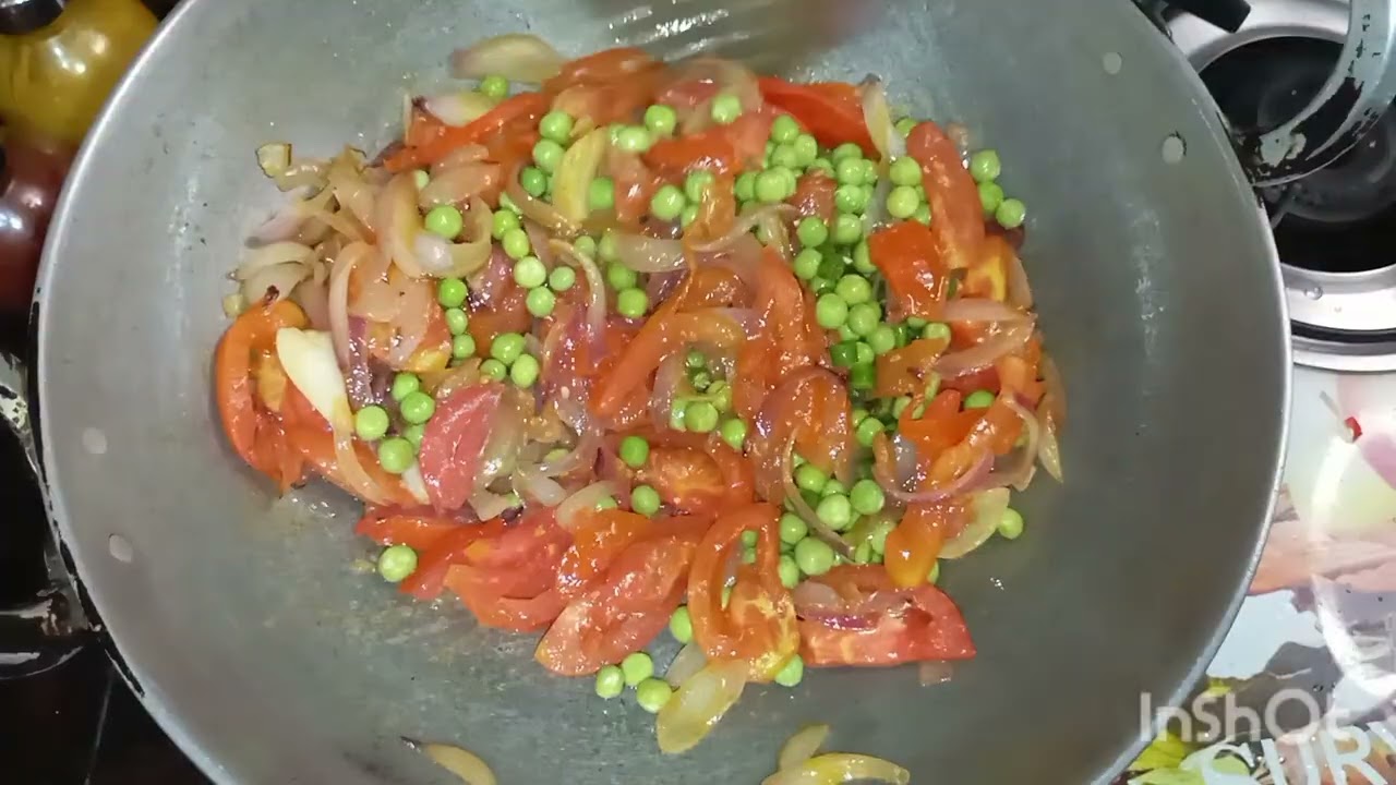 Pyaz tamatar ki sookhi sabzi ❤‍🔥😍
