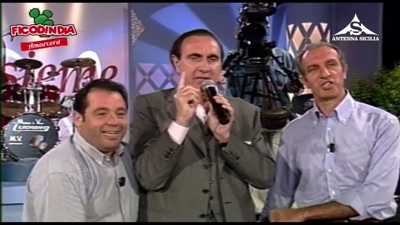 PIPPO BAUDO con TOTI e TOTINO INEDITO TRIO