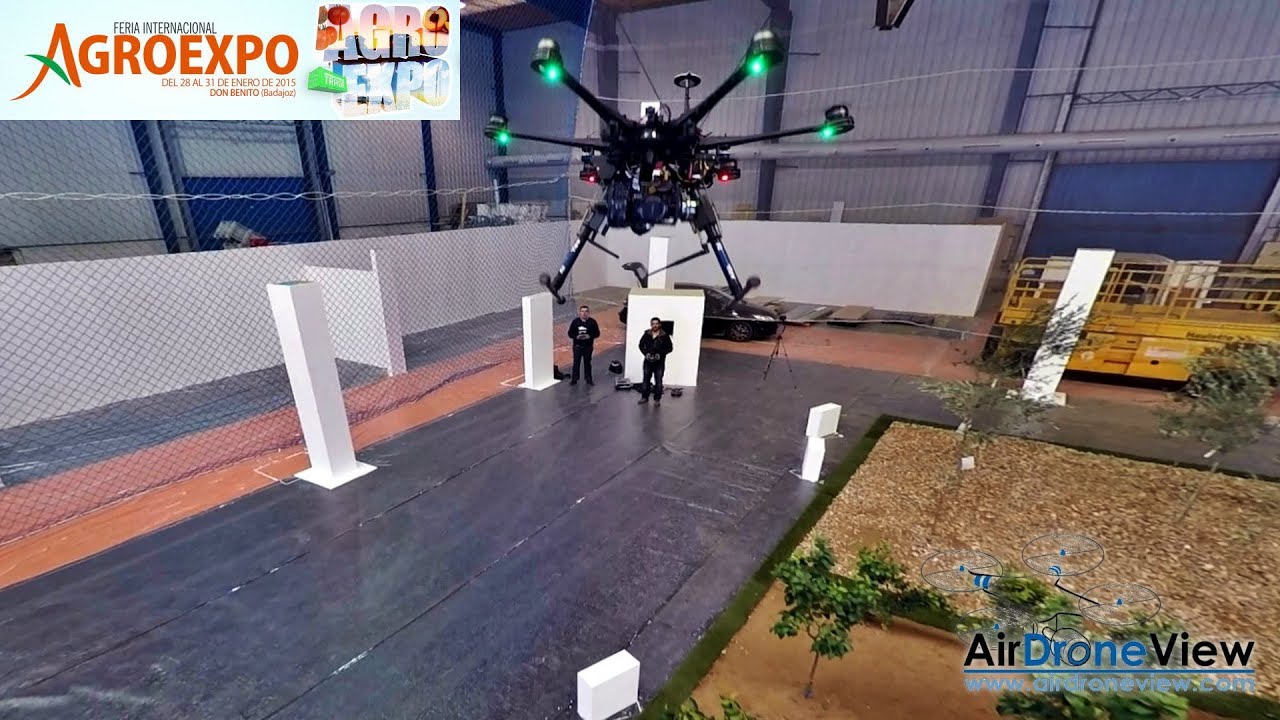 Vuelos de prueba con drones para Agroexpo 2015