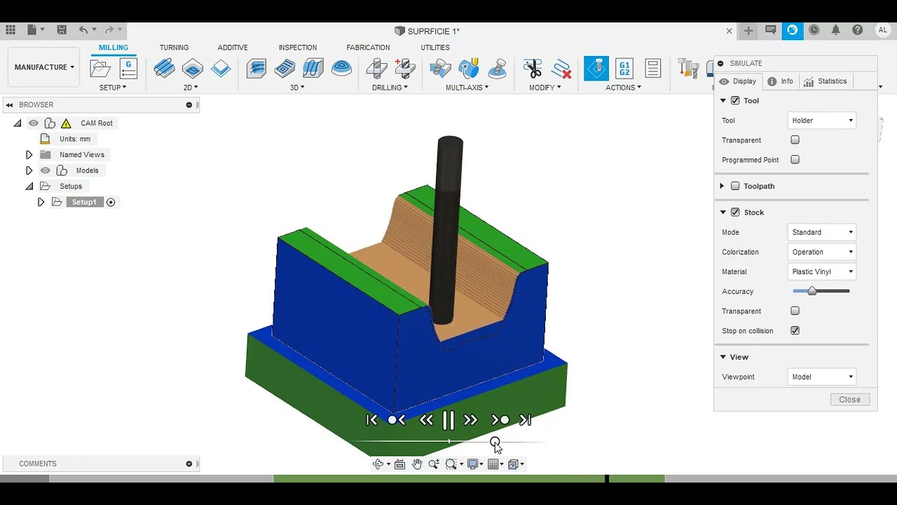 FUSION 360 CAM MEXICO (MECANIZADO DE SUPERFICIES)