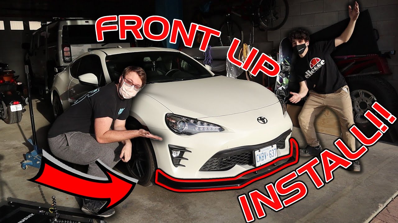GT86 DIY Front Lip Install!!