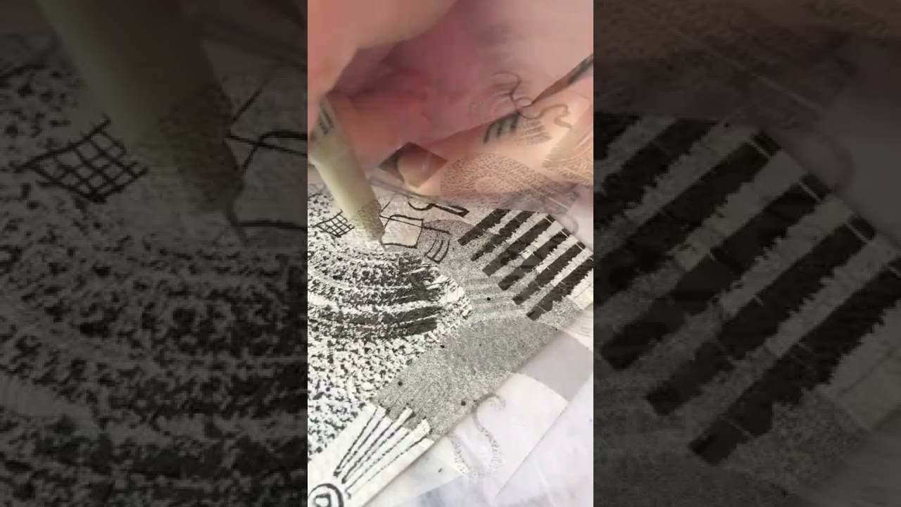 #youtubeshorts Commission &ldquo;Neverending Conversations&rdquo; #shorts #ink #stippling #painting #drawing