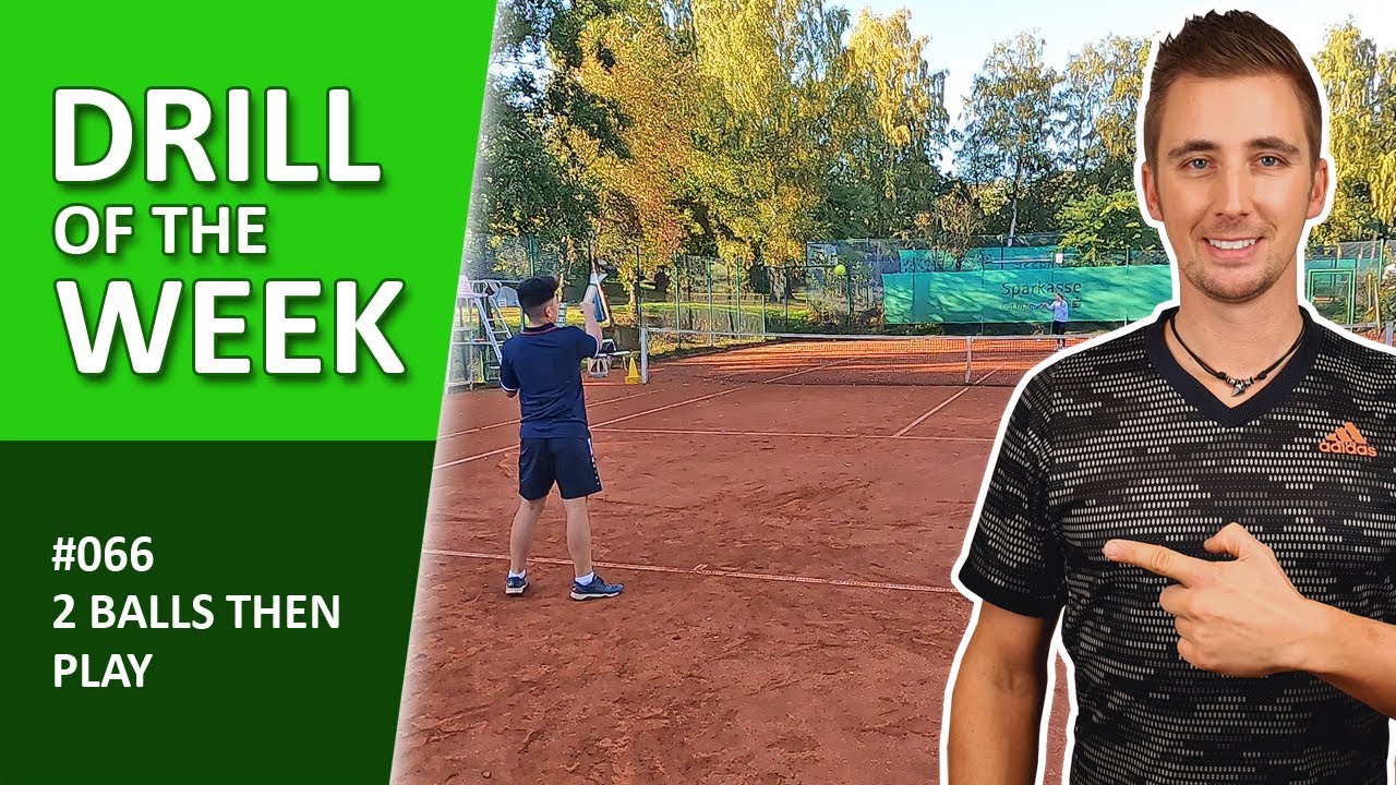 Great Tennis Stroke Rhythm & Competitive Drill | 