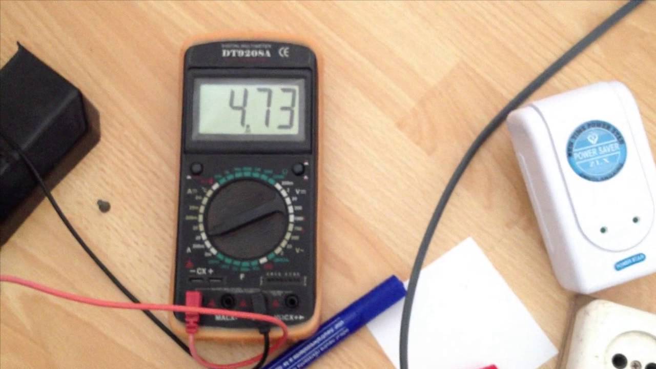 Тест Power Saver Electricity Energy 35% 18KW в реальных условиях .
