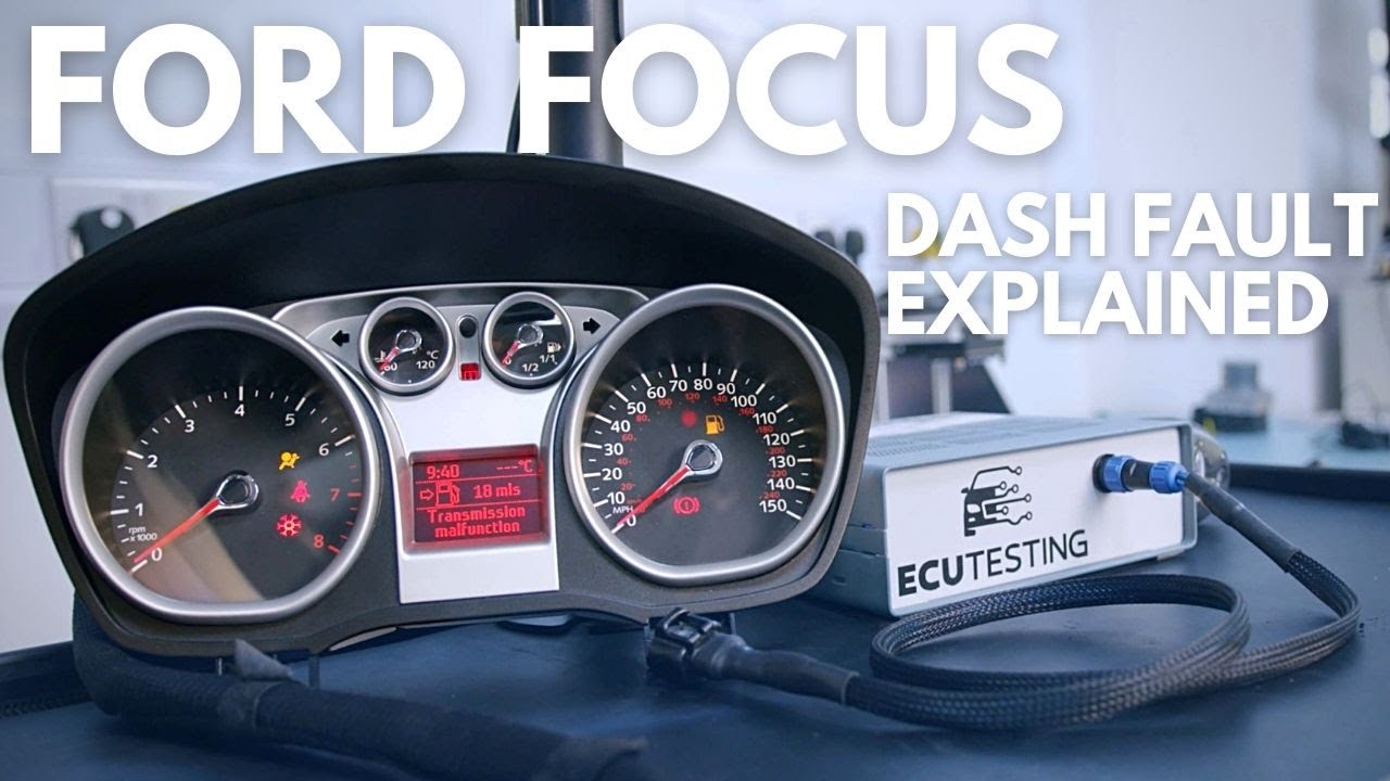 Неисправность панели приборов Ford Focus (комбинация приборов)