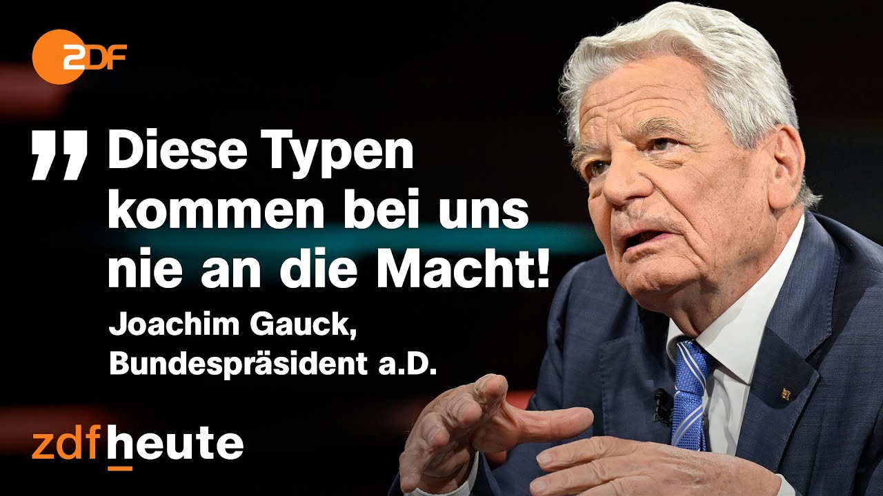 Joachim Gauck über Wahlerfolge der AfD | Markus Lanz vom 18. Juli 2023
