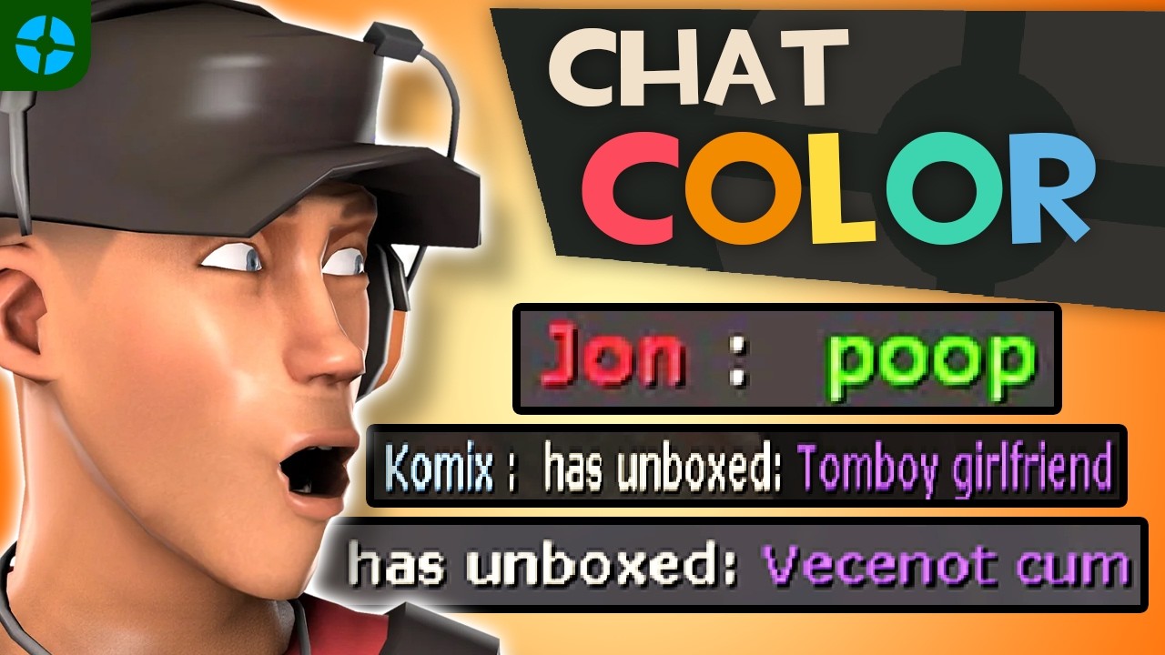 TF2 - How To Type Colored Chat [RIP]