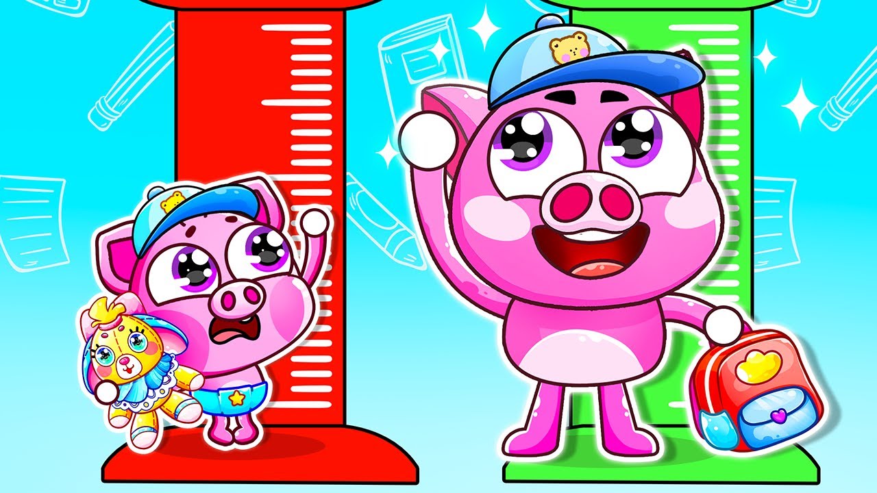 I Want to Be Taller | Baby Wants to Go to School | Nursery Rhymes & Kids Songs by Lamba Lamby